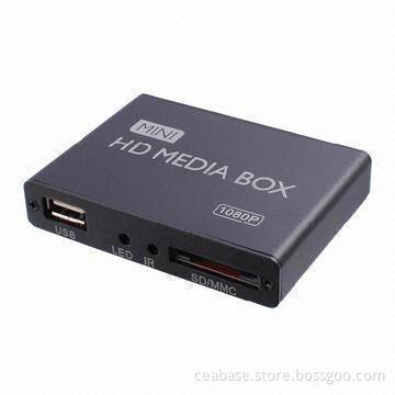 Mini HD Media Player, Supports HDMI Output Up to 1080p